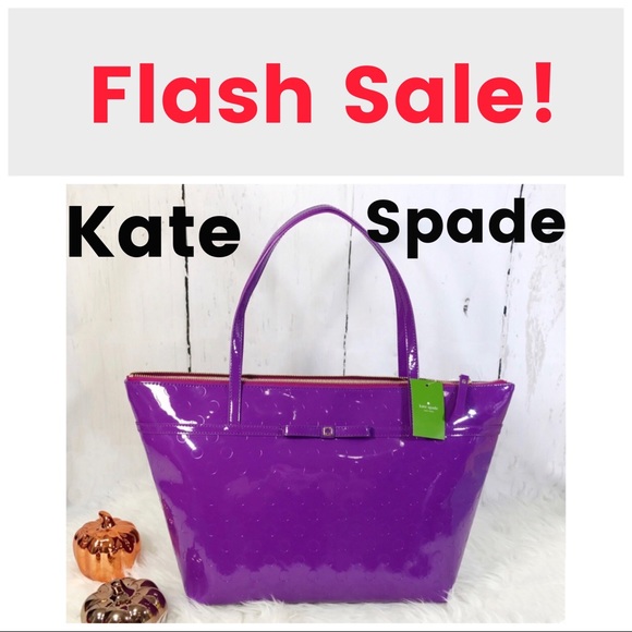 kate spade Handbags - ❤️SOLD❤️ Kate spade *New tote bag purple large